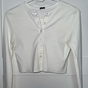 Brandy Melville/BP/Melrose White Crop Top (3)